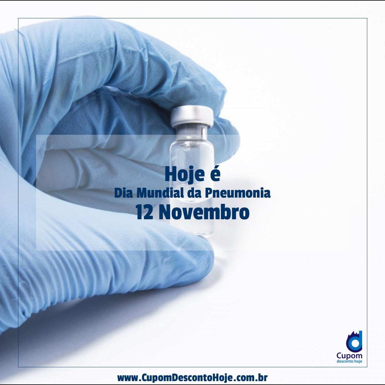  Hoje é 12 novembro Dia Mundial da Pneumonia