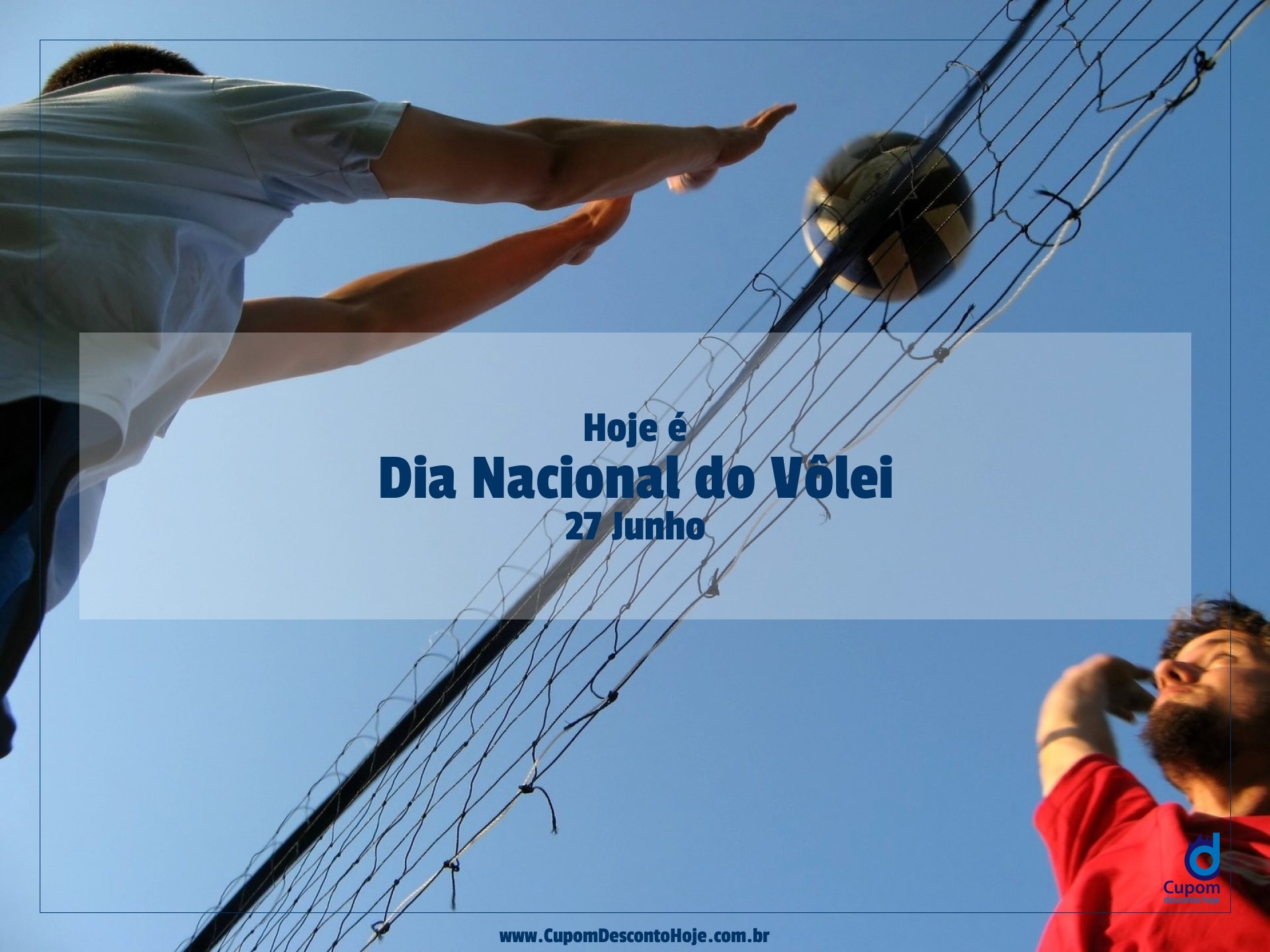  Hoje é 27 junho Dia Nacional do Vôlei