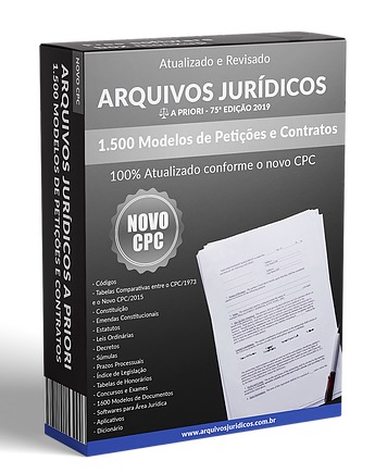 cupom desconto hoje na loja Arquivos Jurídicos 1500 Modelos Práticos de Petições e Contratos