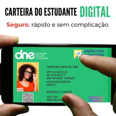 cupom desconto hoje na loja Carteira Nacional do Estudante DIGITAL
